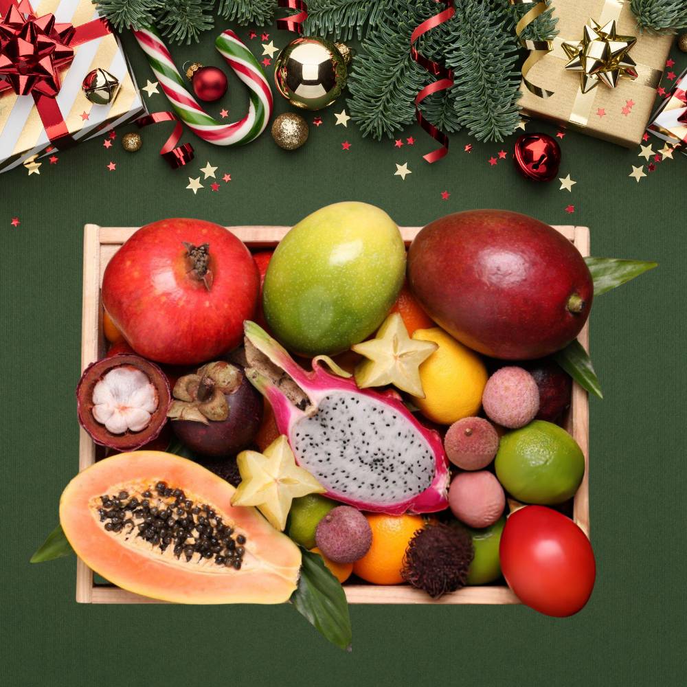 Pacco di frutta Esostica Natalizio
